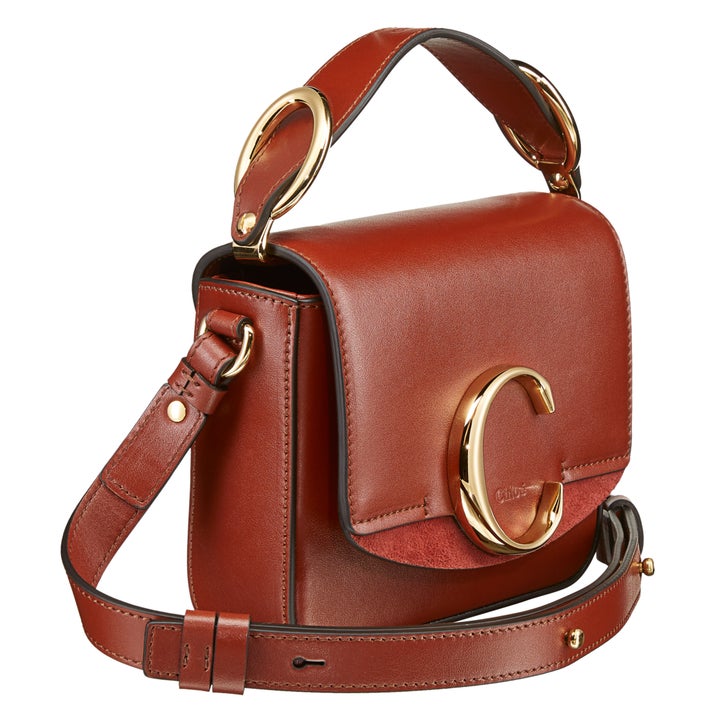 Chloe Mini C Bag, Sepia Brown | Costco