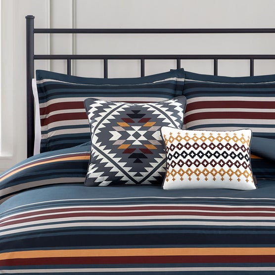 Pendleton Lake Stripe 5-piece Comforter Set | Costco