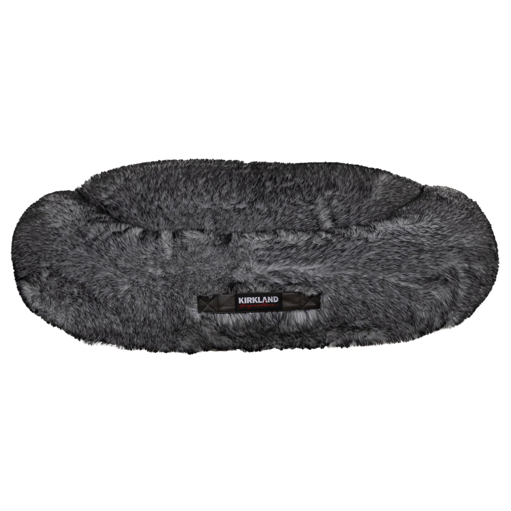 KIRKLAND SIGNATURE FAUX FUR CUDDLER PET BED