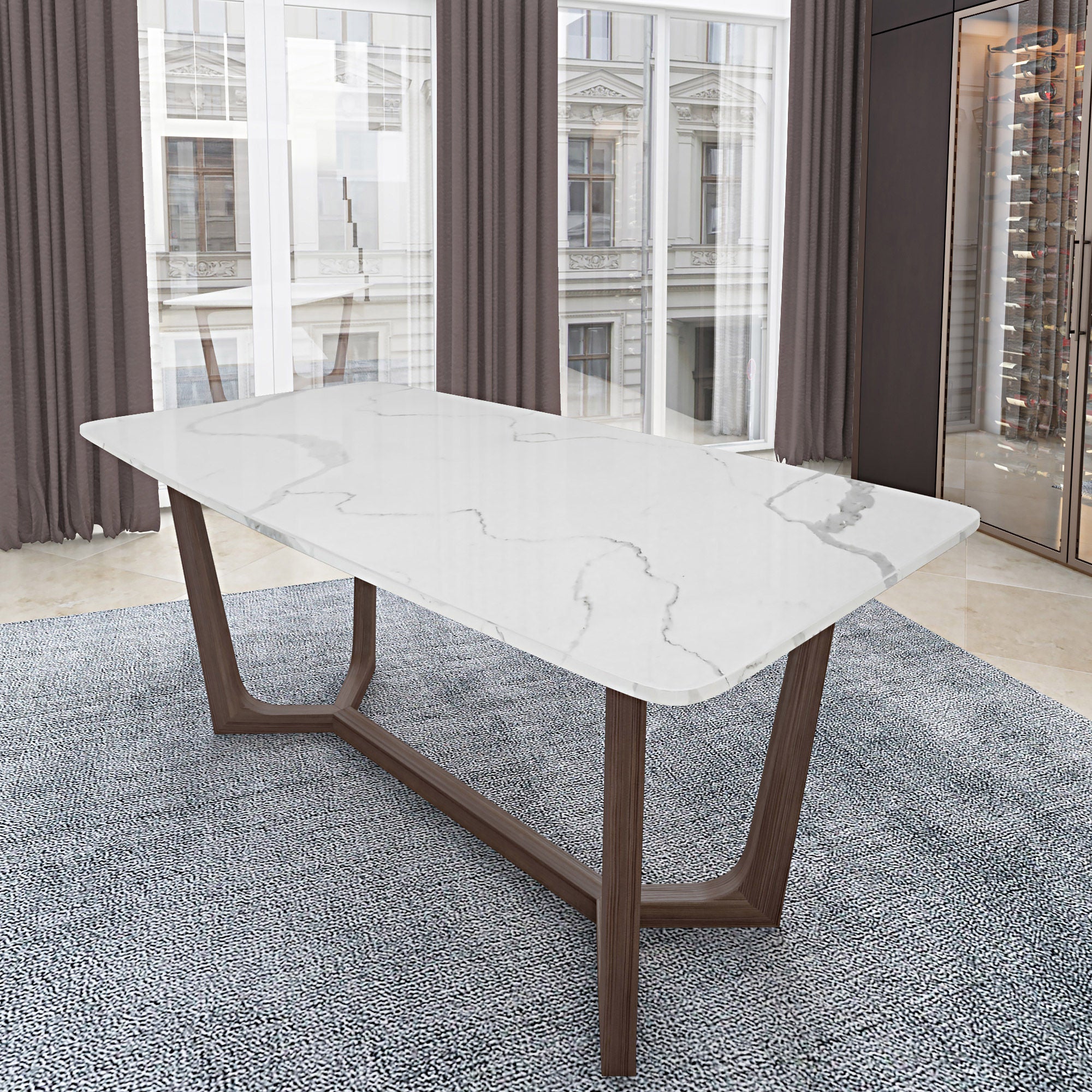 Adelaide Quartz Dining Table