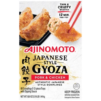 Ajinomoto Japanese Style Gyoza, Pork And Chicken, 60-count | Costco