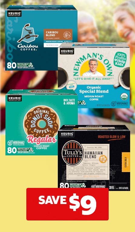 SAVE $9 Keurig	K-Cup Pods, 80 ct