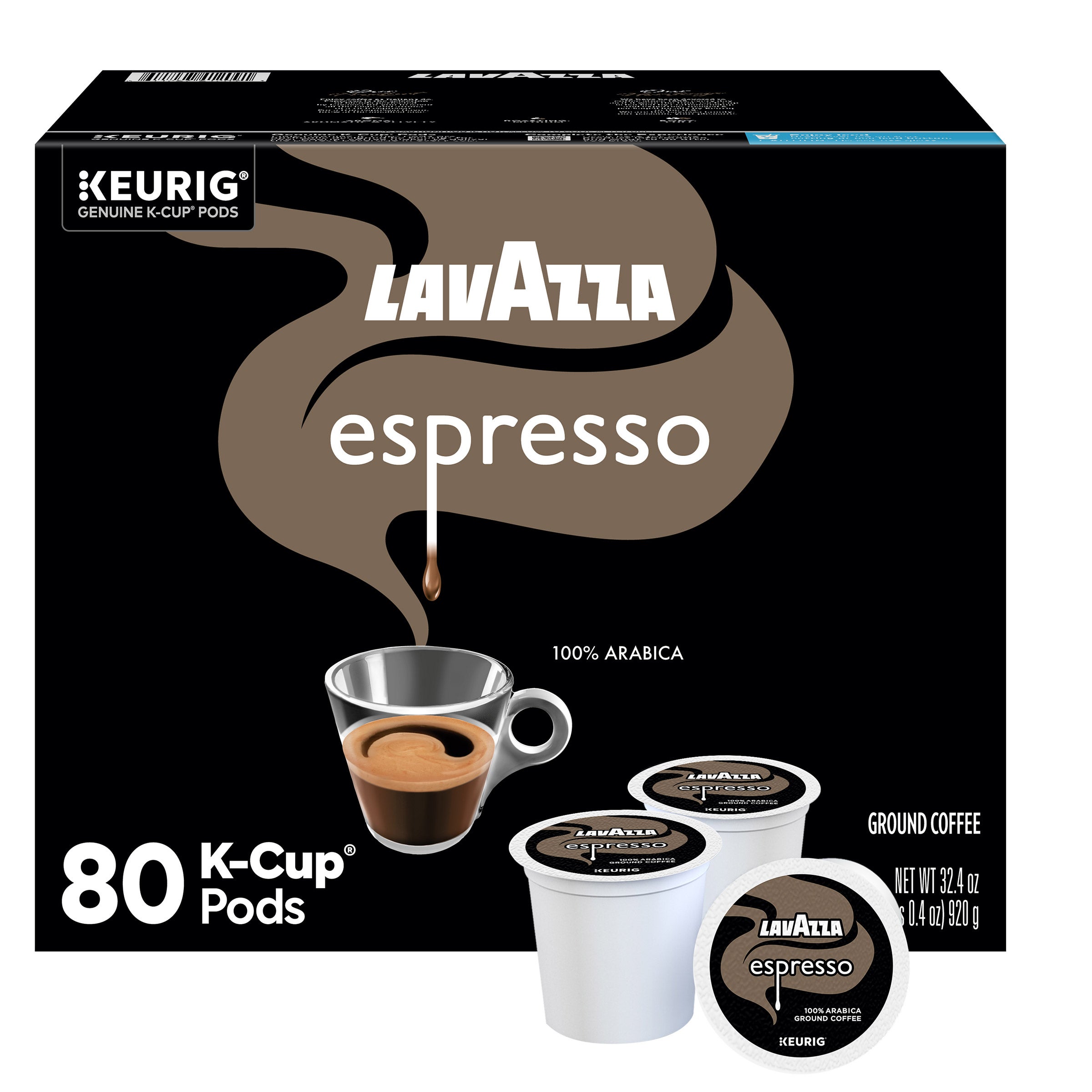 Lavazza Espresso Coffee Medium Roast K-Cup Pod, 80-count | Costco