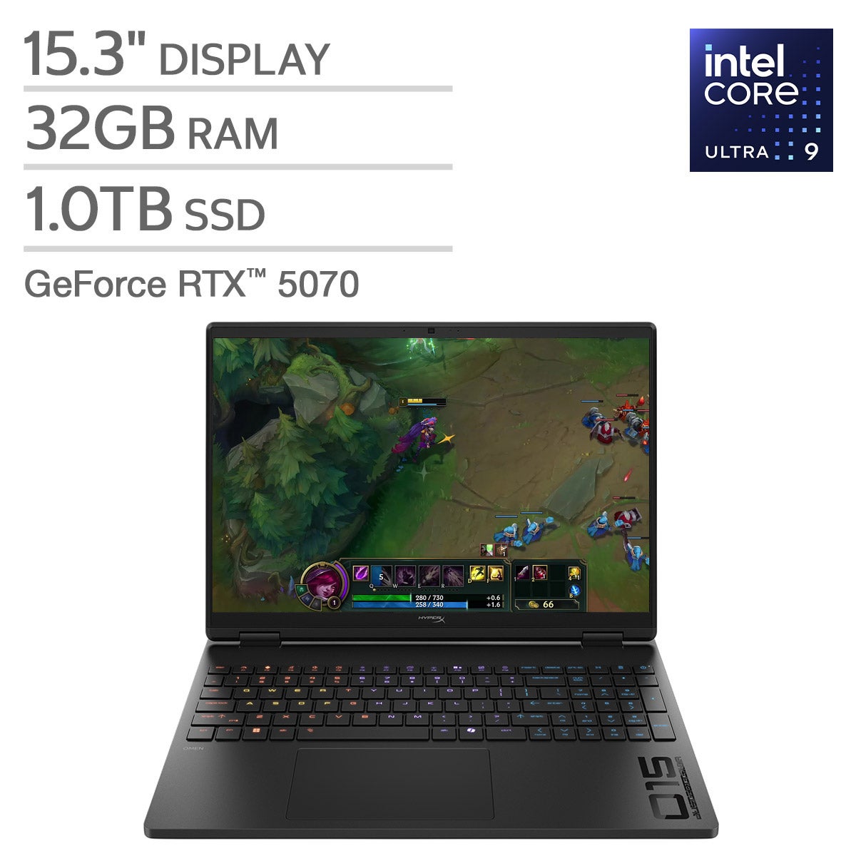 HP HyperX OMEN 15.3" Gaming Laptop — Intel Core Ultra 9 275HX — GeForce