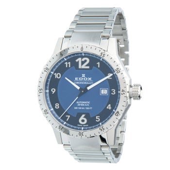 Edox Chronorally-1 Stainless Steel Men's Automatic Watch | Costco
