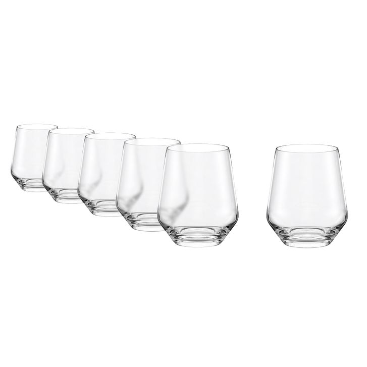 Stölzle Lausitz Revolution Whiskey Double Old-Fashioned Tumbler, Set of 6