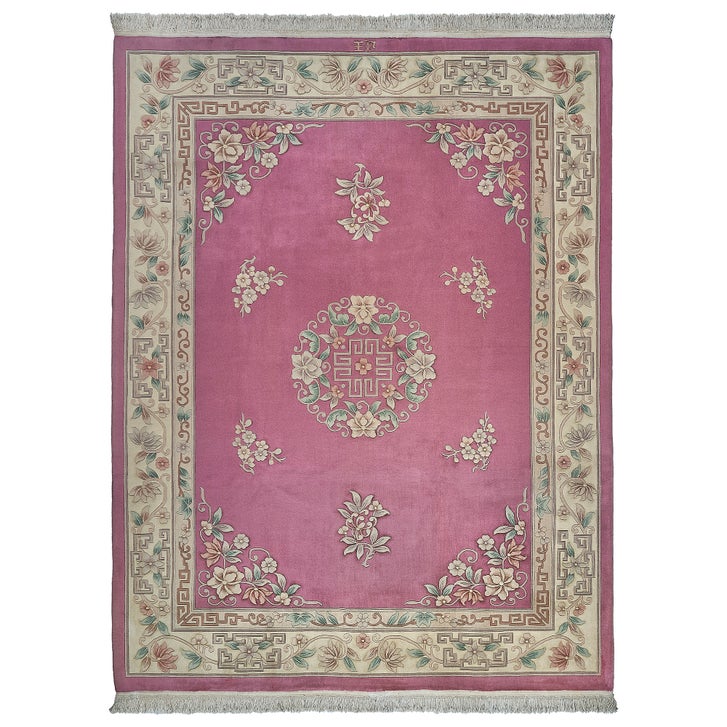 Pagoda Hand Knotted Rug Collection, Vernier Pink | Costco