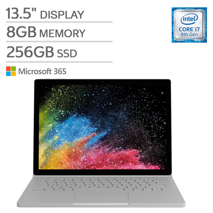 Microsoft Surface Book 2 Bundle, 8 GB RAM, 256GB SSD, Intel Core