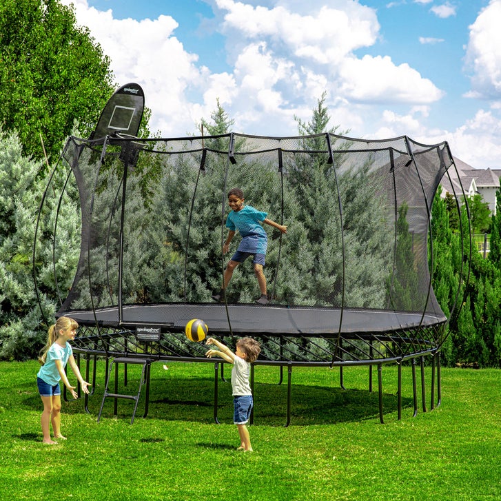 Springfree 11' x 13' Jumbo Rectangle Trampoline Bundle | Costco