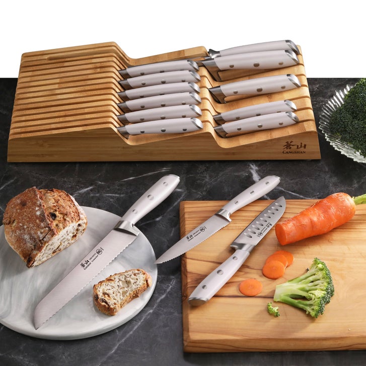 Cangshan Alps Series German Steel 15-piece Knife In-Drawer Set Cangshan Alps Series German Steel 15-piece Knife In-Drawer Set