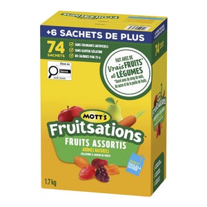 Mott's Fruitsations Fruit Snacks 74 x 23 g