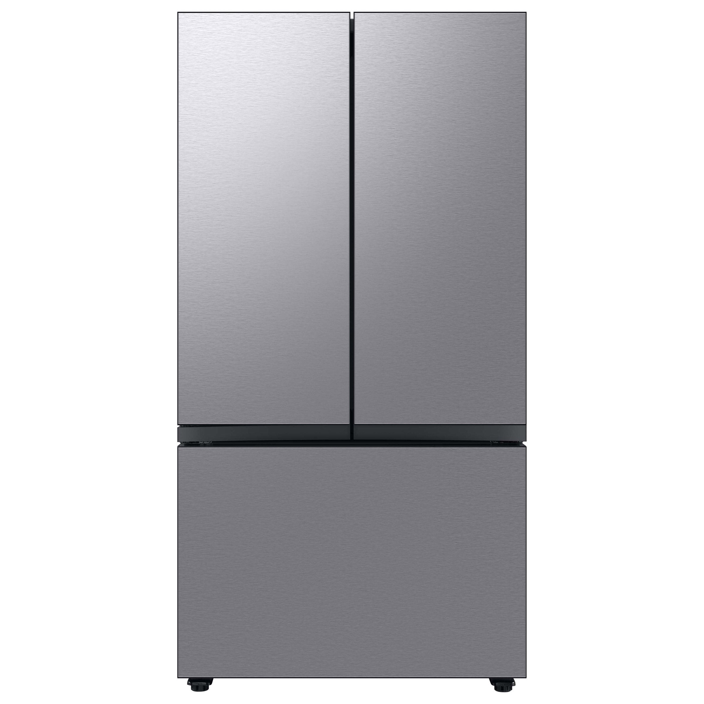 Samsung 24 cu. ft. Bespoke Counter Depth 3-Door French Door Refrigerator with Beverage Center