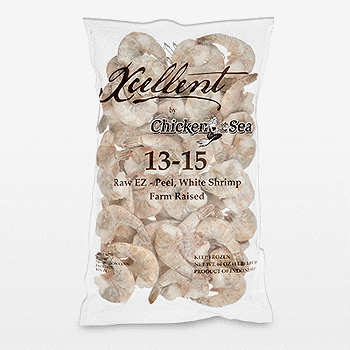 Kirkland Signature Farmed U-15 White Shrimp, Bag, 4 lb