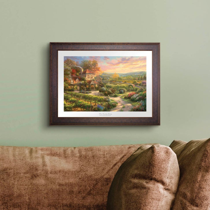 Thomas Kinkade リトグラフ作品 フレーム付き Thomas Kinkade
