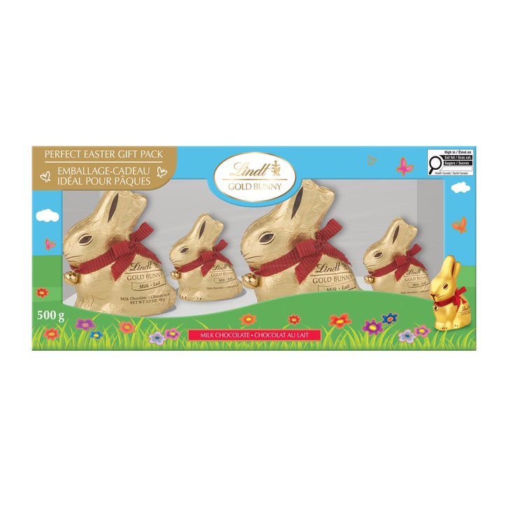 Lindt Easter Milk Chocolate Gold Bunnies Gift Box, 500 g | Costco