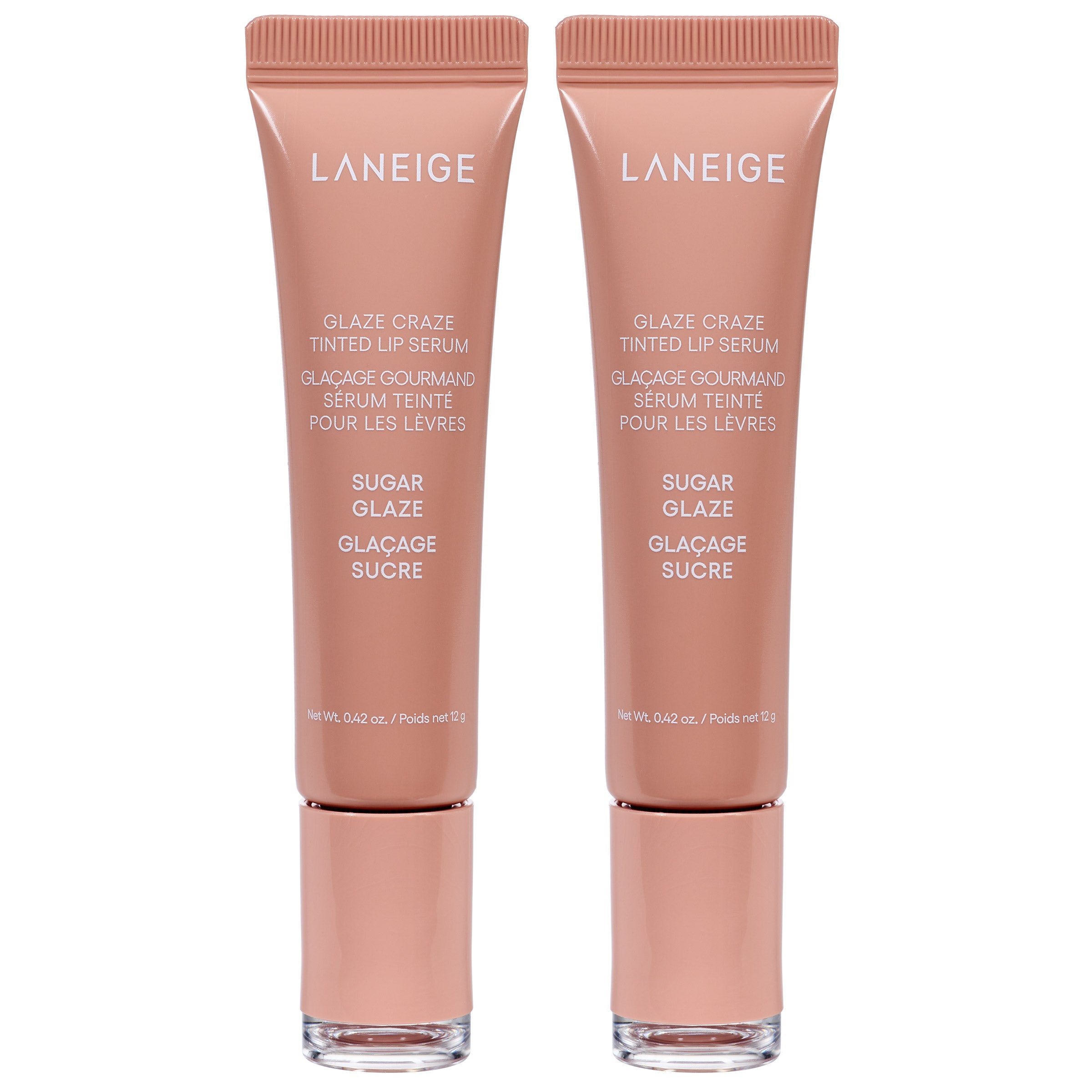 LANEIGE Glaze Craze Tinted Lip Serum, 0.42 oz, 2-pack | Costco