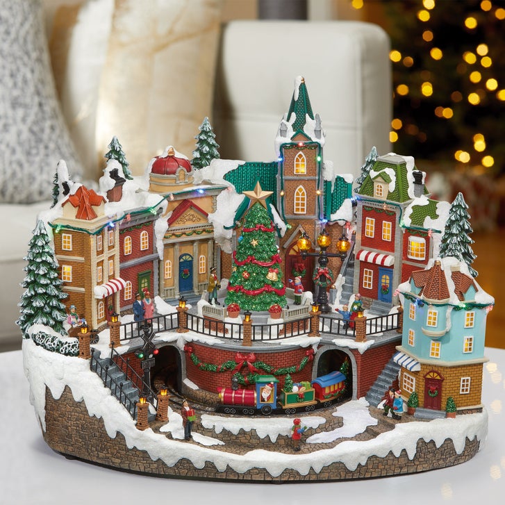 Snowy Holiday Village Centerpiece | Costco Snowy Holiday Village Centerpiece | Costco