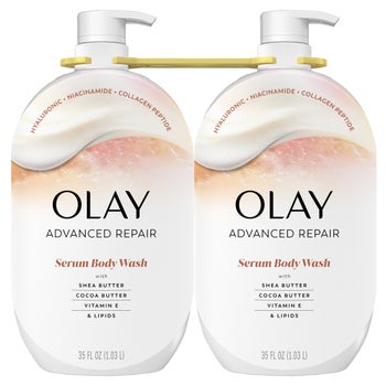 Olay Advanced Repair Serum Body Wash, 35 fl oz, 2-pack