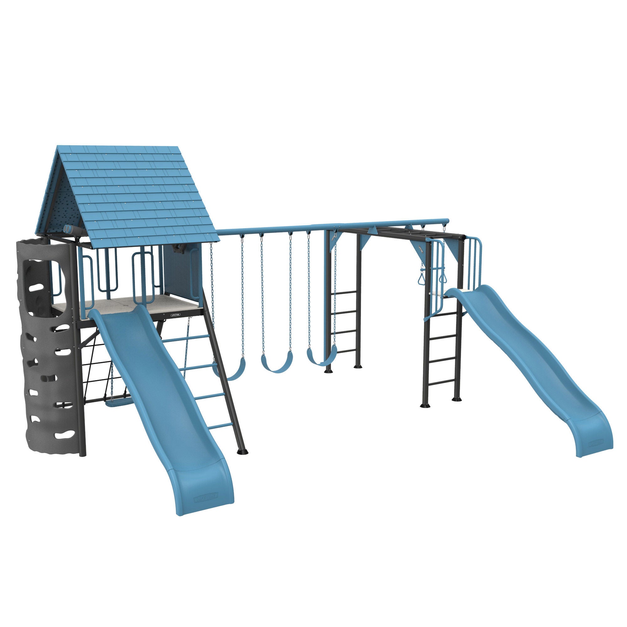 Lifetime Double Slide Deluxe Swing Set- Do It Yourself