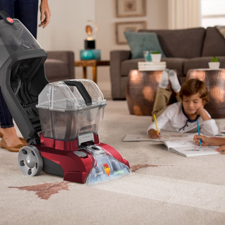 Hoover PowerScrub Deluxe Carpet Cleaner with 64 oz Pet Carpet