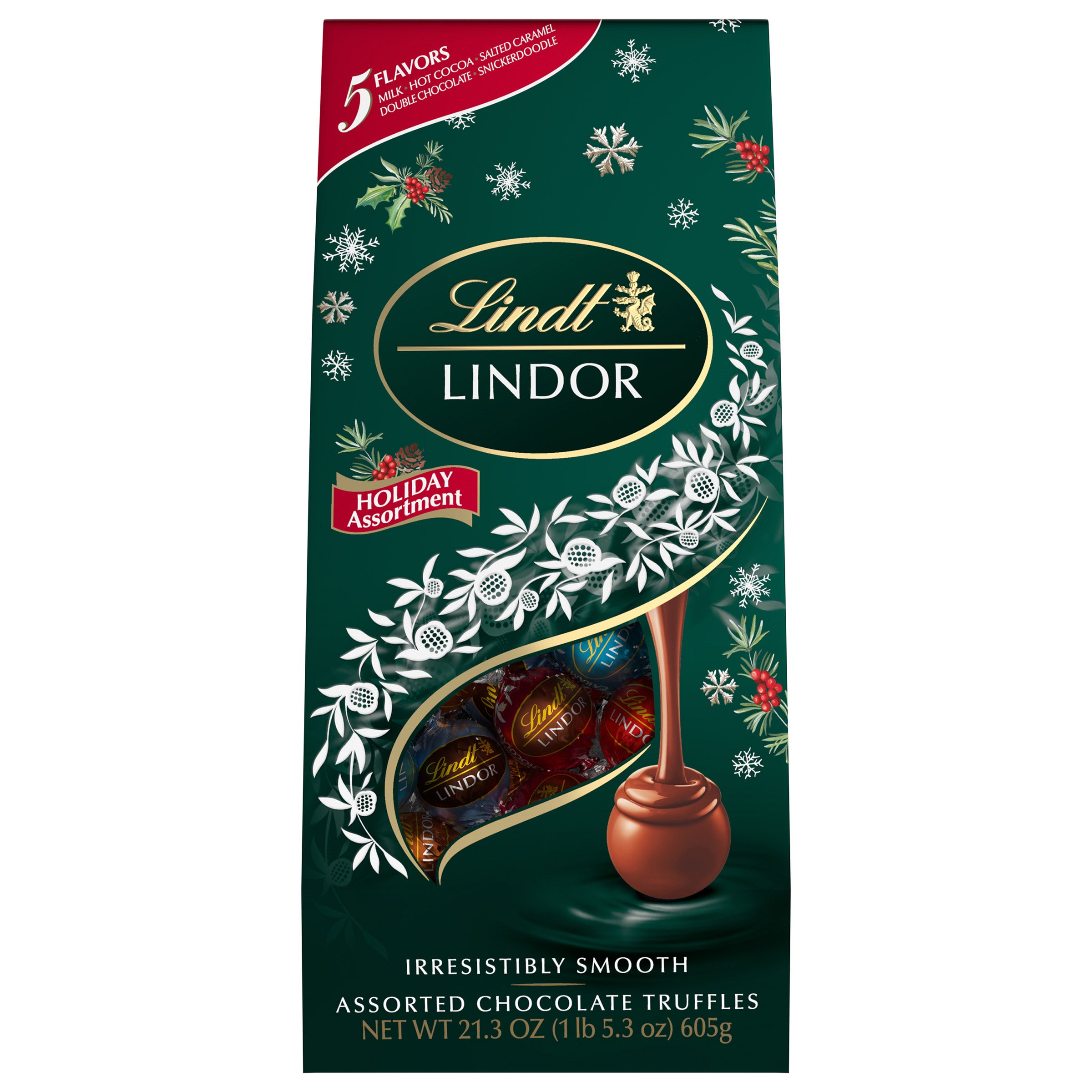 LINDOR HOLIDAY ASSORTMENT 21.3OZ (1.33LBS)