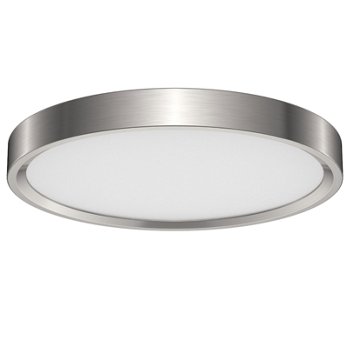Energetic Lighting 14-inch Arcadia Flush Mount Light with Selectable Color Temperature and Halo Accent