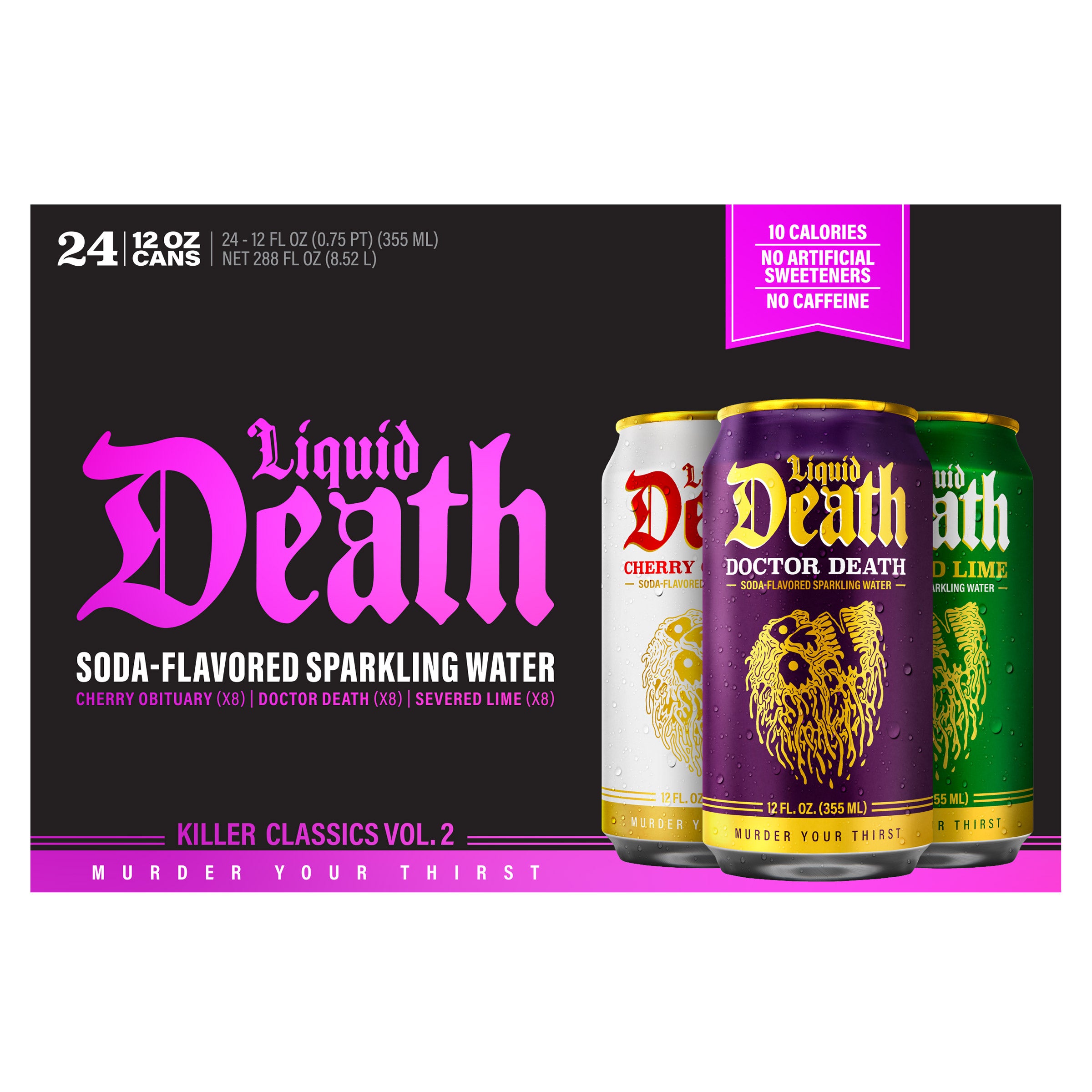 Liquid Death Soda-Flavored Sparkling Water