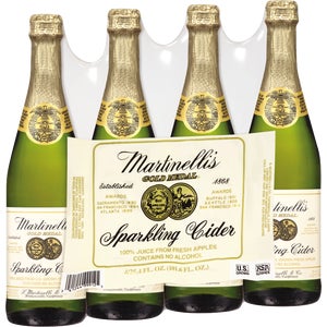 Martinelli's Sparkling Apple Cider Juice, 4 x 750 mL