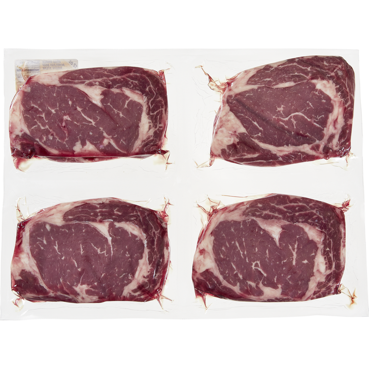 Costco Ribeye Tray USDA Choice Beef Ribeye Steak, 12 oz, 4 ct | Costco