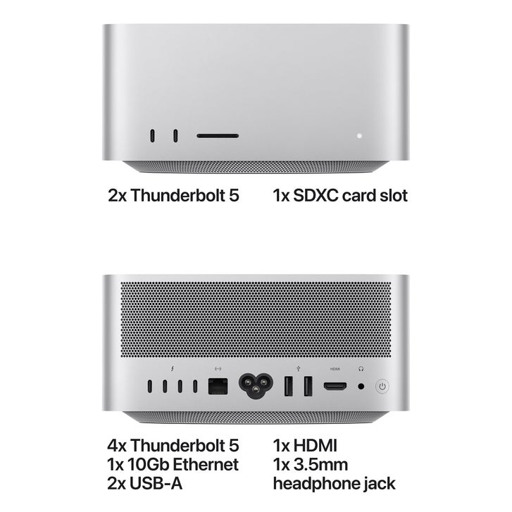 Mac Studio Desktop Computer - Apple M5 Ultra chip, Built for Apple
