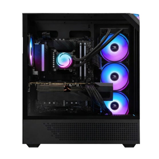 iBUYPOWER Element Gaming PC Desktop - AMD Ryzen 7 9850X3D, Radeon