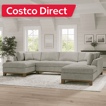 Thomasville Tavish Fabric Sectional with Storage