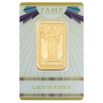 ラジャス純金箔イオンゴールド99.99%一箱、 ラジャスビューティーバー付き 1 oz Gold Bar PAMP Suisse Lady of Justice (New in Assay) | Costco