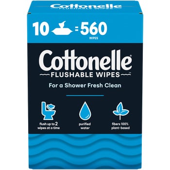 Cottonelle Fresh Care Flushable Wipes, 560 Wipes