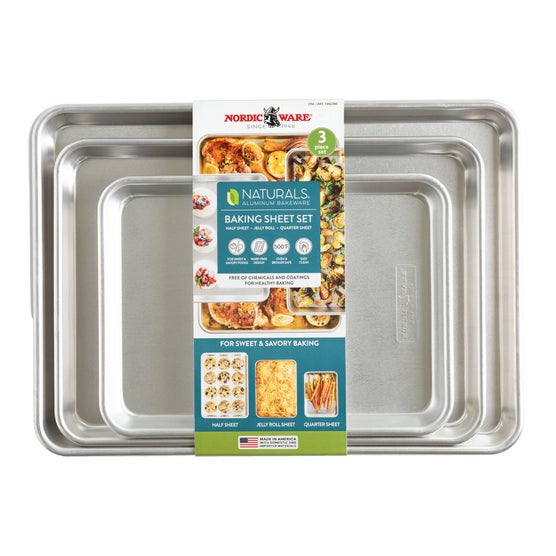 NORDICWARE ノルディックウエア ベーキングセット バット トレイ Nordic Ware Naturals 3-piece Baking Sheet Set | Costco