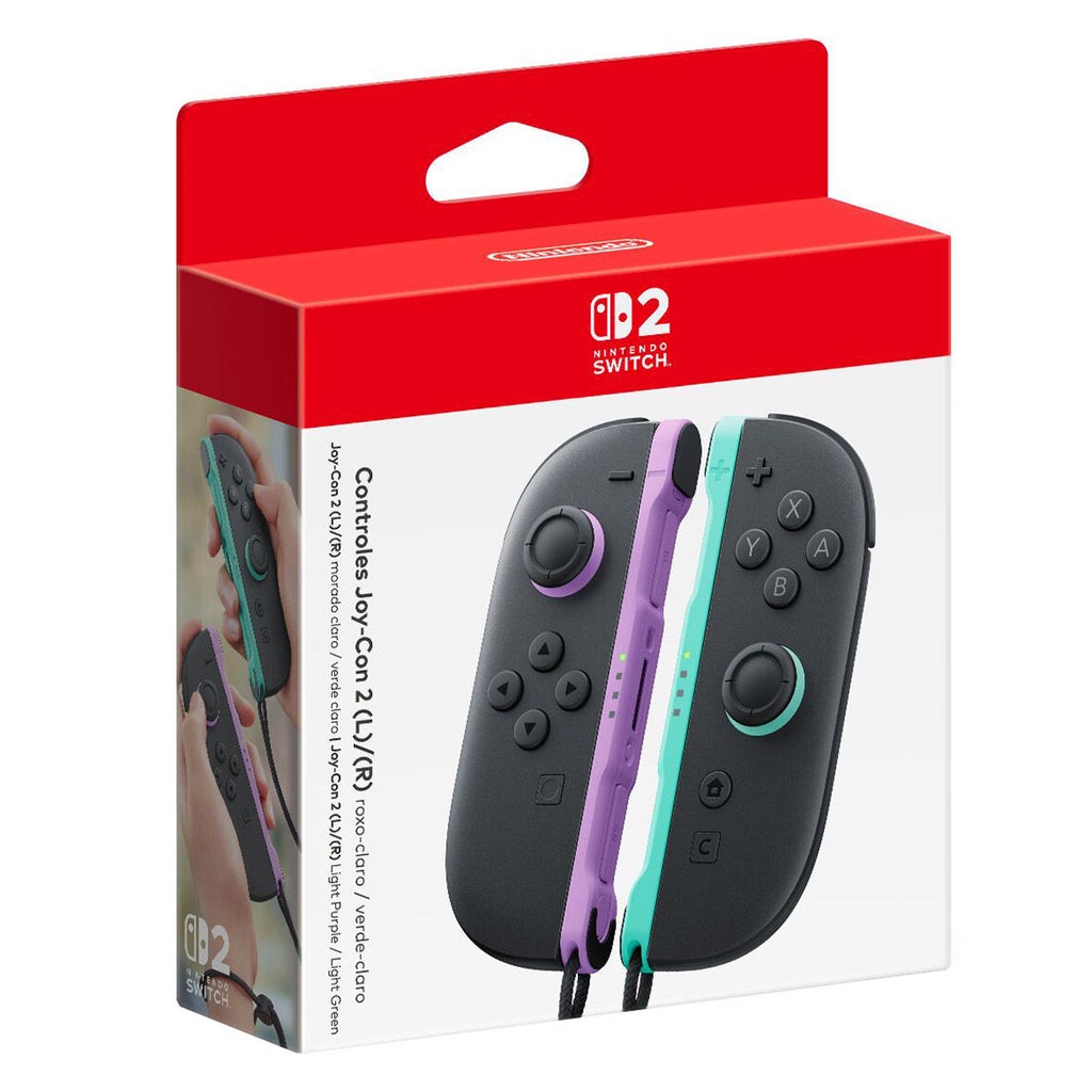 Joy-Con 2 (L)/(R) Light Purple/Light Green - Nintendo Switch 2 Joy-Con 2 (L)/(R) Light Purple/Light Green - Nintendo Switch 2