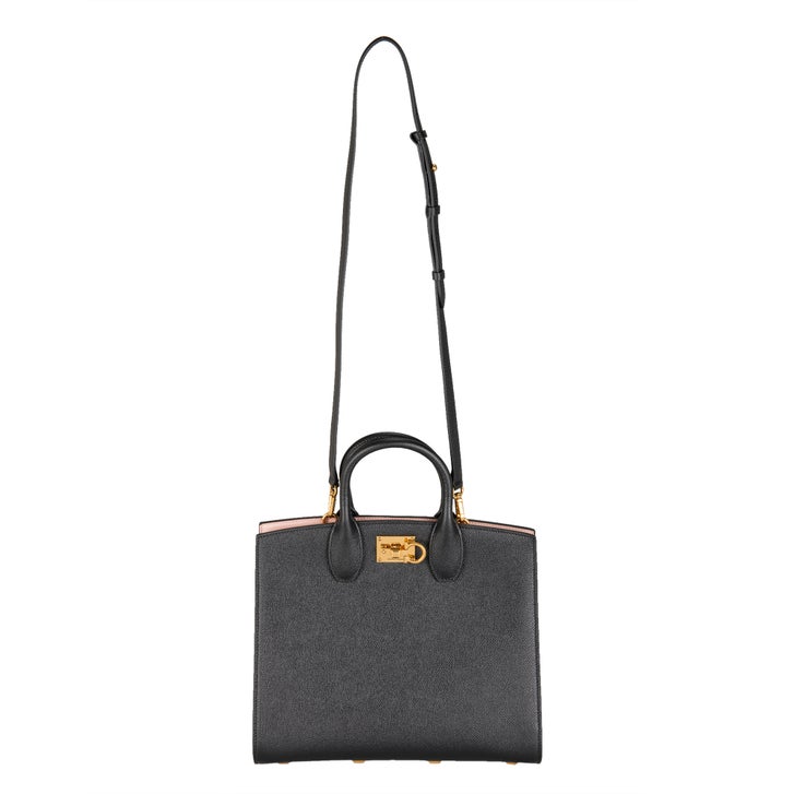 Ferragamo Studio Box Bag, Black | Costco
