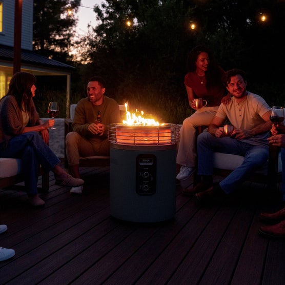 Ninja Fireside360 Outdoor Heater & Fire Pit and Top Cover Bundle