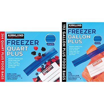 Kirkland Signature Freezer Storage Bags