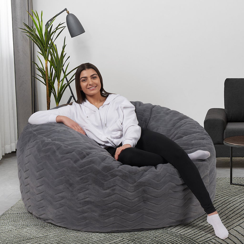 Lounge & Co Chevron Jumbo Lounger | Costco