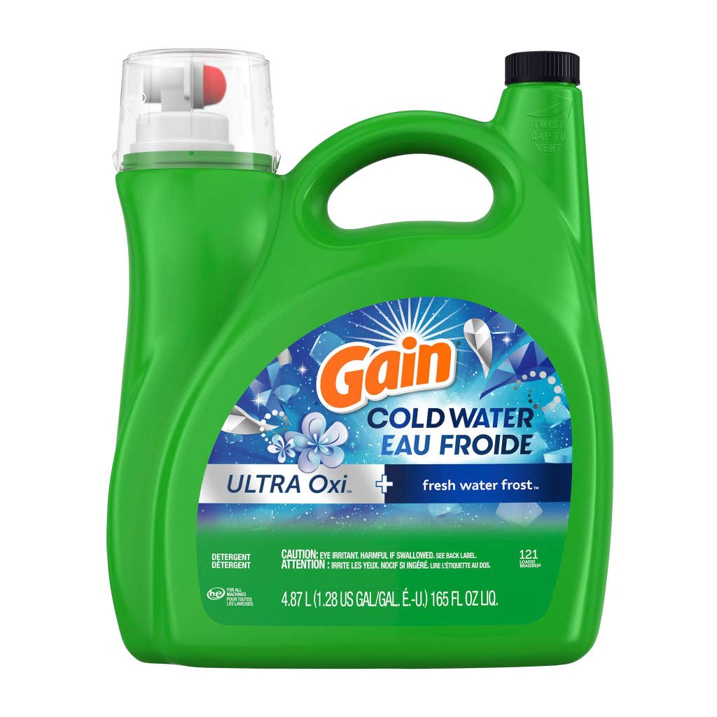 Gain Cold Water Ultra Oxi liquid laundry detergent