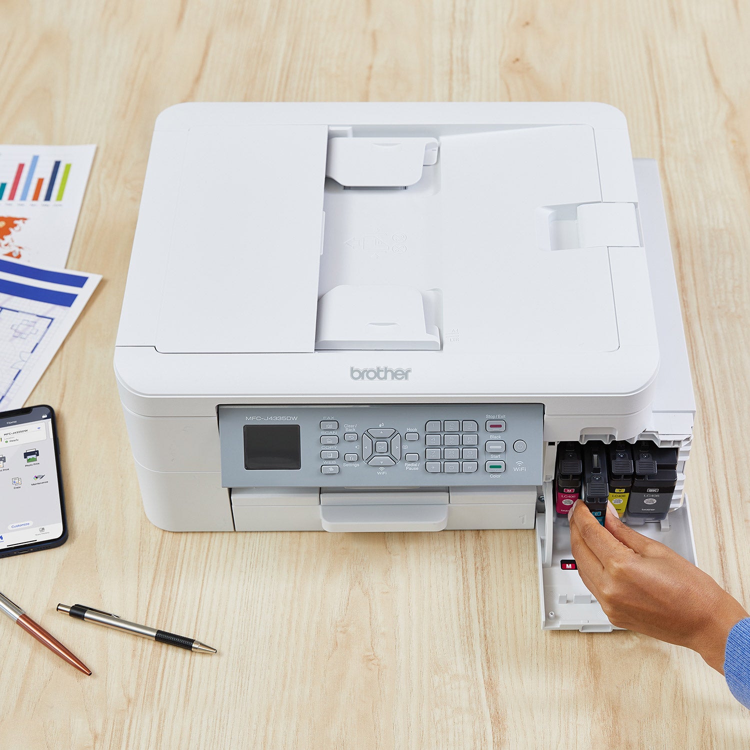 Brother INKvestment Tank AIO Color Inkjet Printer MFC-J4345DWXL