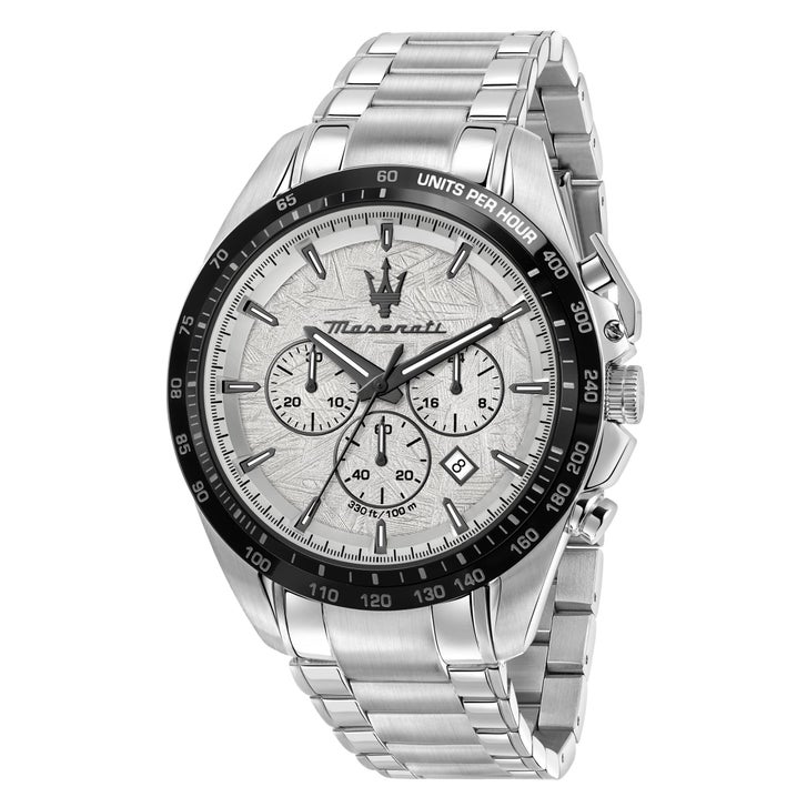 Maserati Traguardo Meteorite Effect Grey Dial Men's Watch | Costco