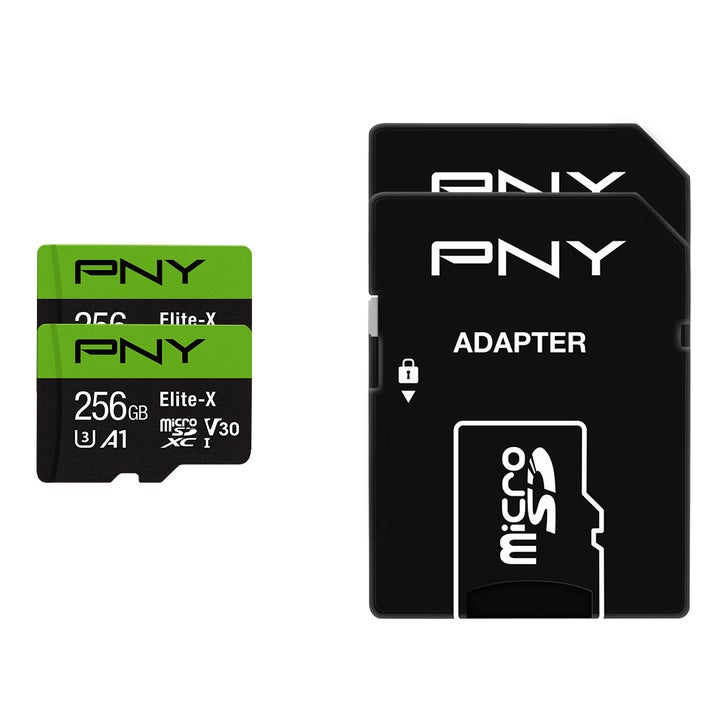 PNY 256GB Elite-X Class 10 U3 V30 microSDXC Flash Memory Card 2