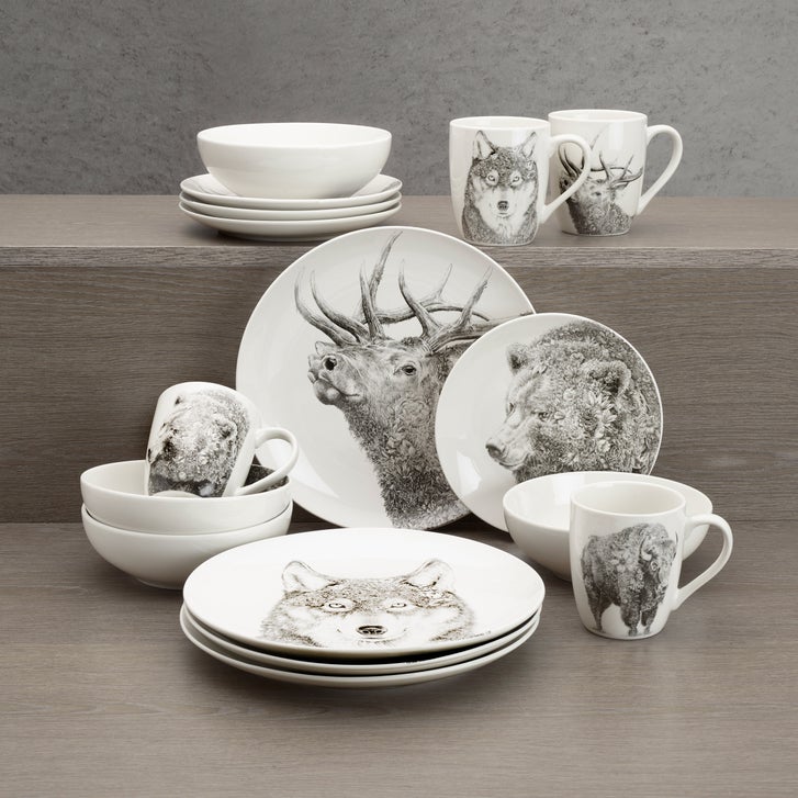 Maxwell & Williams 16-piece Great Outdoors Dinnerware Set | Costco