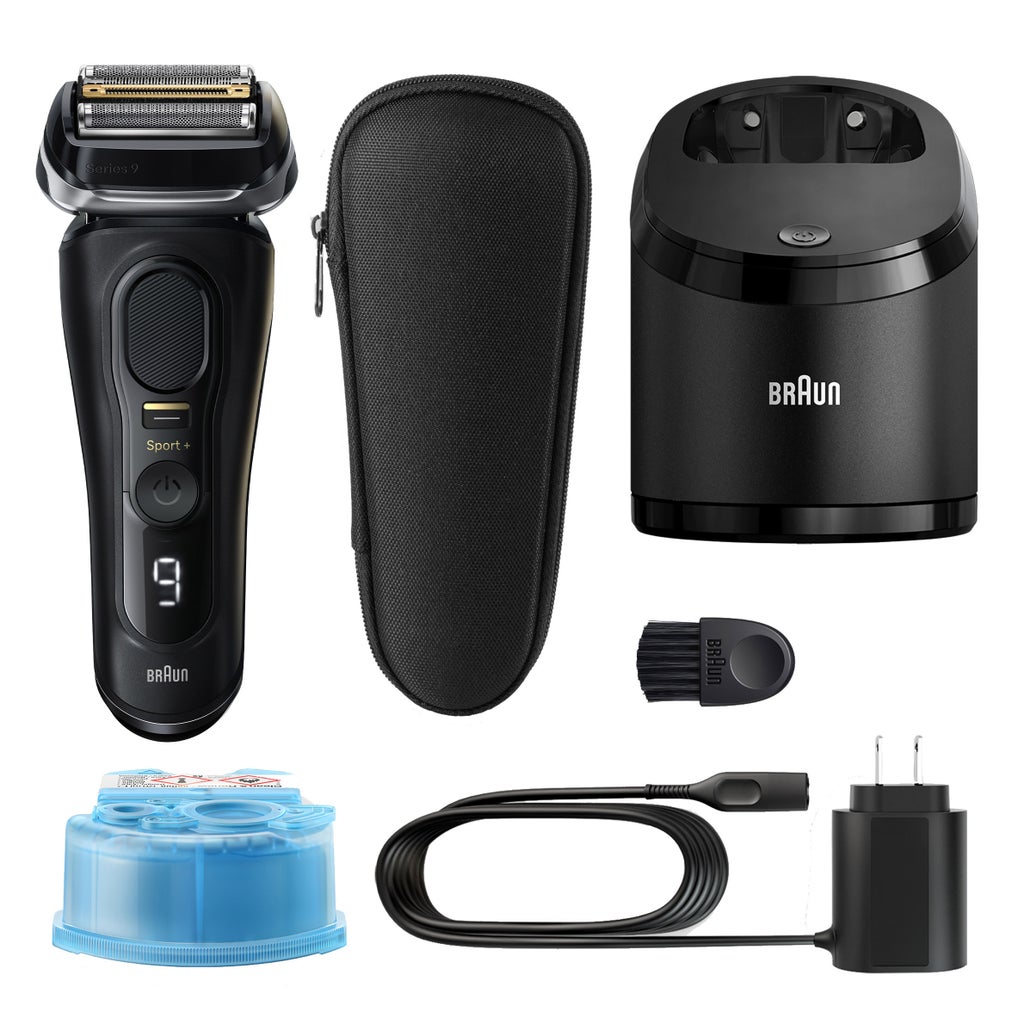 Braun Series 9 Sport + Electric Shaver with Clean and Charge