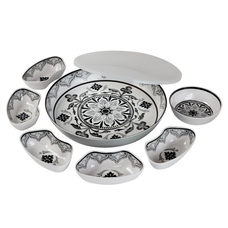 7-piece Melamine Lazy Susan with Cover | Costco