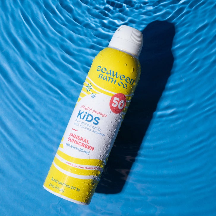 glutathione spray for kids Seaweed Bath Co. Mineral Sunscreen, SPF 50, 3-pack style:60 Softgelss