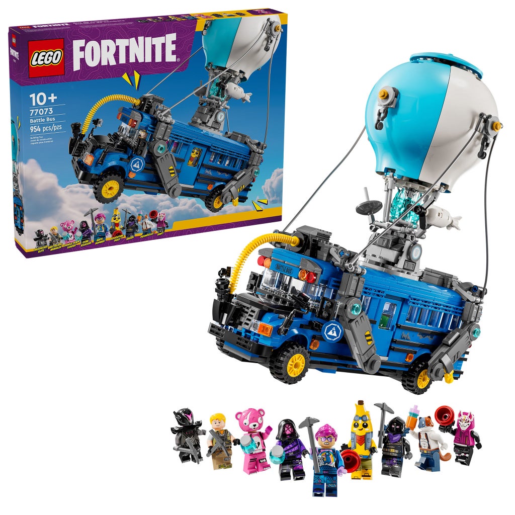 LEGO Fortnite Battle Bus Collectible Building Toy 77073 | Costco
