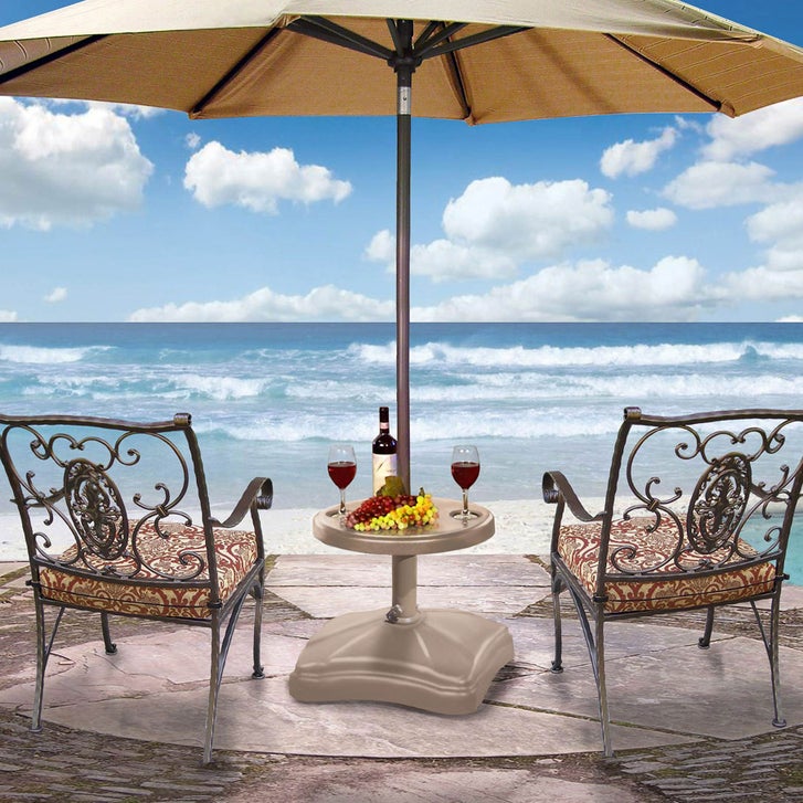 cruise patio set with umbrella MFSTUDIO 5 Pcs Dining Umbrella(Orange Red) The sturdy steel dining table My Tiny RV Life: Site